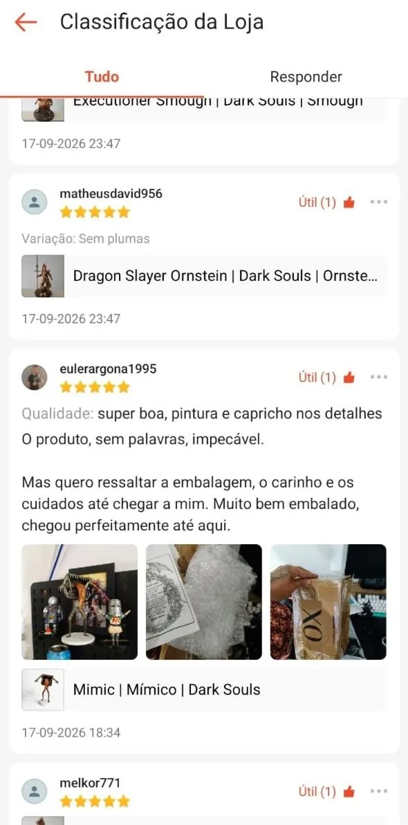 Avaliações de clientes da Foloni Store na Shopee — página 3