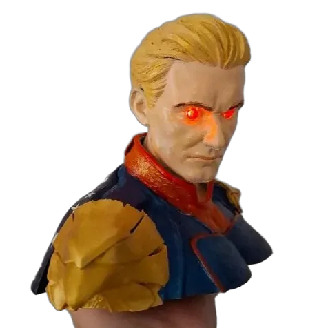 Busto Homelander | Capitão Pátria | The Boys - Com led