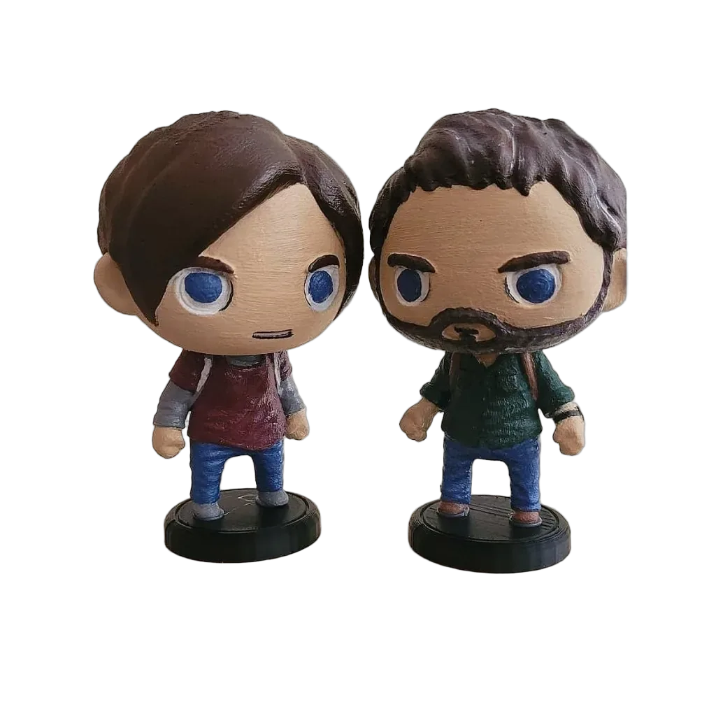 Ellie | Joel | Chibi The Last of US - Jogo