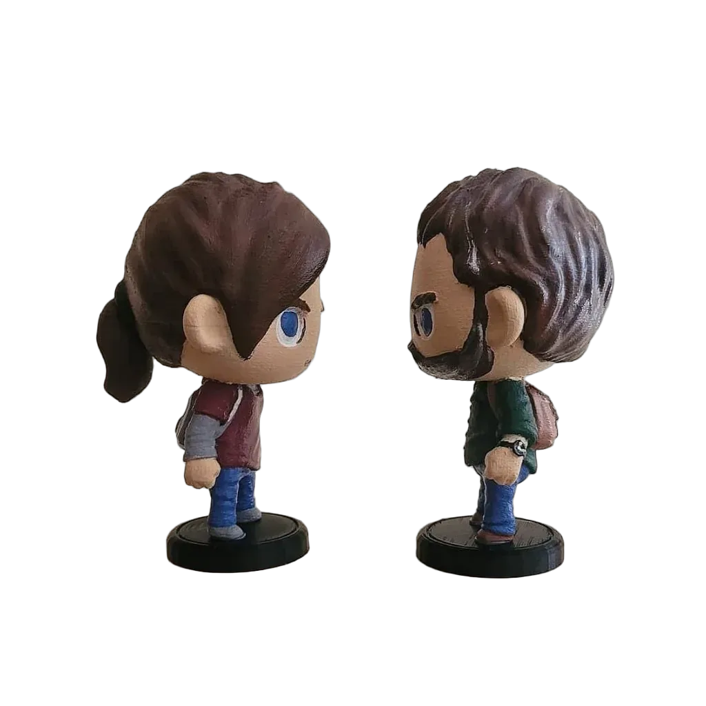 Ellie | Joel | Chibi The Last of US - Jogo