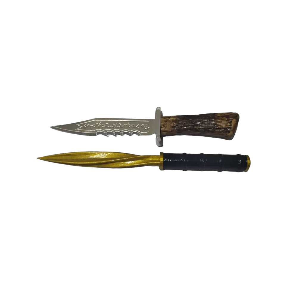 Kit Duas Espadas Supernatural - Demônio E Arcanjo