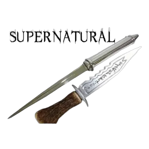 Kit Duas Espadas Supernatural - Anjo E Demônio, Não-afiada