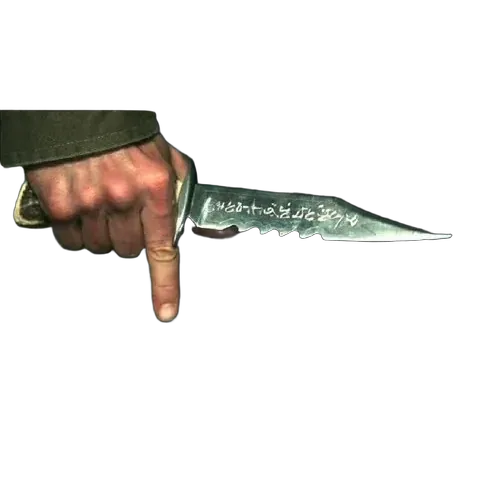 Faca Demon Ruby Supernatural Demon Blade, Não-afiada